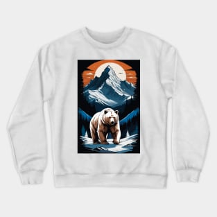 Bear and the Mountain Crewneck Sweatshirt